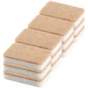 12 Pcs Scouring Pad Sponges for Cleaning Household Dish