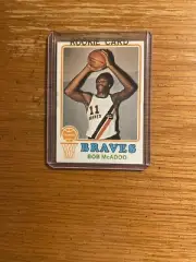 Bob McAdoo Braves 1973-74 Topps Rookie RC #135 HOF EX BV$60.00