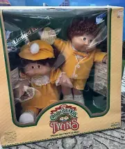Cabbage Patch Doll Kid Yellow Outfit Boy Girl Twins Limited Edition NIB