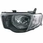 Left Headlight Lamp Round Reflector Clear For Mitsubishi Triton MN 2009-2014
