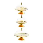 Cake Stand Bread Plates Round Dustproof Decorative Cheese Board Covered Serving