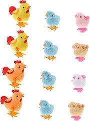 FUNNETOYU 12 Pcs Wind Up Animal Shape Playthings for Fun Clockwork for Basket Stuffers Interactive for Imaginative Learning and Parent Bonding
