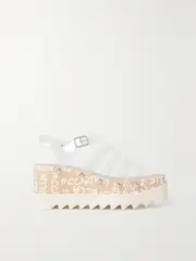[Stella McCartney] Stella McCartney - Elyse Pvc Platform Sandals - Clear - IT39 IT 39 Neutrals