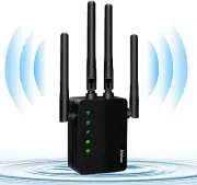 WiFi Extender 1200 Mbps-2.4 and 5GHz Dual-Band Network-Wireless Amplifier Signal