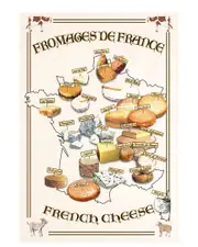 Torchons & Bouchons Fromages France Tea Towels (Set of 2)