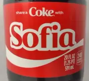 Share A Coke With Sofia 2025 Personalized Gift Limited Edition Coca Cola Bottle
