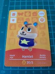 Genuine Animal Crossing Amiibo Card - #275 Hamlet