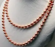 Large 8mm Genuine COPPER Ball Chain Necklaces and/or Bracelets ~ Chunky Beads