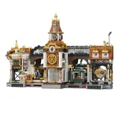 Joyside Series Steampunk Railway Station Model Kit 2788pcs