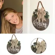 Welcome Stereo Board Background Wall Decoration Garden Door Hanging Window Wall