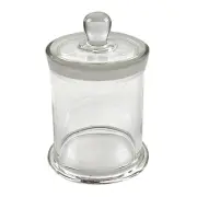 Laboratory Glass Staining Jar Versatile Accessory with Lid Sample Container
