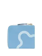 [COMME des GARCONS WALLET] 紅寶石眼睛藍色 L 錢包