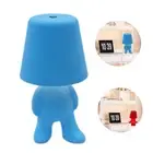 Bedside_Touch Control Table Lamp, Decor Thinker Statue