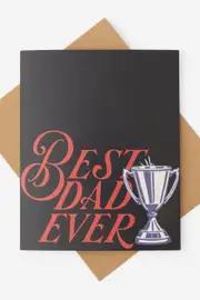 [Typo] Typo - Fathers Day Card 2025 - Best dad ever trophy SOLID BEST DAD EVER TROPHY