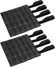 QWORK Horse Ice Leg Wraps - Reusable Gel Ice Pack Therapy Set of 2 - Nylon, Dual-Sided, for Horses & Human Sports Injuries, Swelling, Arthritis, with Extended Hook Straps, Multipurpose Cold Therapy