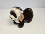 Aurora Miyoni Plush Ferret - 10” Stuffed Animal Brown/White NWT Vintage 2004