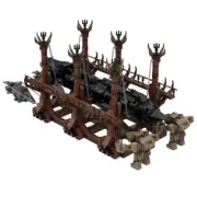 MOC-122034 MOC Medieval Siege Ram Movie Scene Battering Ram Model 2486 Pieces