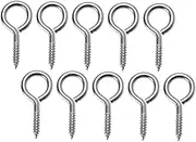 25pcs Sheep's Eye Screw Eye Pins for DIY Craft Screw Eye Threaded Hooks Strong for Jewelry Making