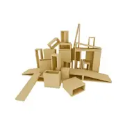 Jooyes Wooden Hollow Building Blocks Set -36pcs