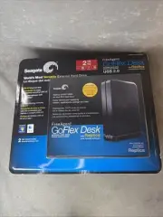 Seagate 2TB GoFlex Desk External Drive With Replica Auto Backup USB 2.0 New