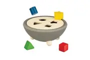 Plan Toys Shape Sorting Bowl Kids Childrens Interactive Play Toy Playset 12M+