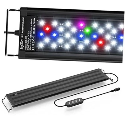 Led Aquarium Light for Plants-Full Spectrum Fish Tank 14W for 18-24 inch tank