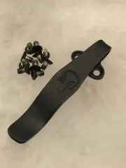 Black Titanium Deep Pocket Clip & Screws For Benchmade Osborne 940-1 940-2 Knife