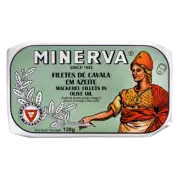 Minerva Gourmet - Canned Mackerel Fillets in Olive oil - 5 tins x 120 gr