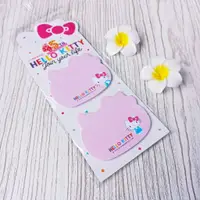 在飛比找蝦皮購物優惠-正版 【HELLO KITTY 裁型便利貼2入】KT 凱蒂貓