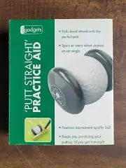 Golf Gadgets 'Putt Straight' Practice Aid-NEW IN BOX