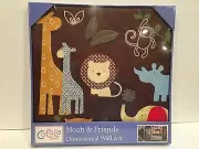 Cocalo Baby NOAH & FRIENDS Dimensional Canvas WALL ART 12" X12" JUNGLE LION