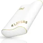 4-Layer King, Contour Pillow, Side Sleeper Pillow, Orthopedic Pillow, Neck for