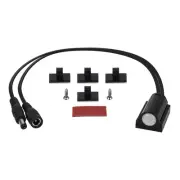 PIR Motion Activated Sensor Switch Black with Light Sensor Function. DC6~24V ...