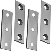 4 Pack Wood Chipper Blades for EFCUT C30, C30 Mini, C30 Lite, Landworks, Superhandy LCE12, Greatcircleusa GUO033 GUO035 GUO054, A30/B40 series and 3-IN-1 Wood Chippers Shredders (4.15" L x 1.33" W)