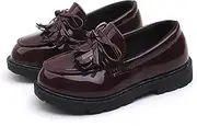 [YOUNIFIZ] Toddler Girl’s Dress Shoes Comfort Tassel Princess Oxford Style School Uniform Shoes Loafer Flats