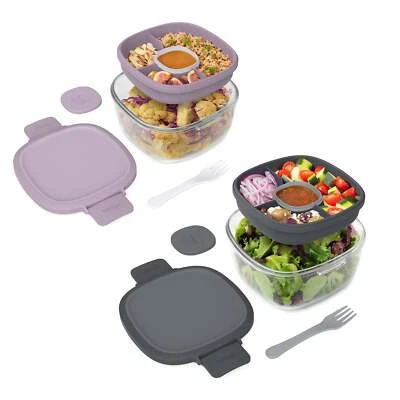 Bentgo Glass Salad Container 2-pack