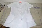 *sz 20 womens top blouse tunic hospital scrub button front poly cotton blend