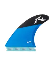 Rusty Large 4.7 Thruster Fin Set - Neon Blue