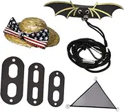 SUPVOX Lizard Leash Set Vest Hat Wings Complete Pet Costume Kit for Play Dress-up