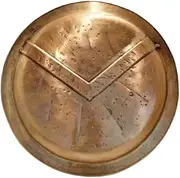 Medieval Spartan 300 King Leonidas Shield Knight Round Shield 24" Battle Shield