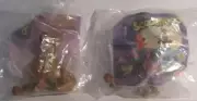 Cartoon Network Poseable Scooby-Doo Burger King Happy Meal Toy x 2 NEW 1996