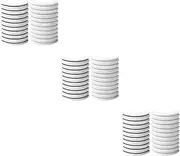 Baluue 3sets Lash Strips Self-adhesive Lash Glue Replacement No Wait Time (10 Strips/box) 2boxes*3