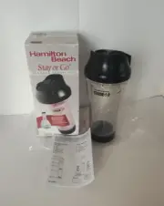 NEW Hamilton Beach Stay/Go Replacement Blender Travel Double Wall Spill Free Cup