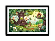 Magical Fairies Art Framed print