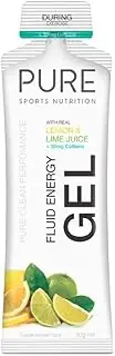 PURE Fluid Energy Gel Lemon Lime + 30mg Caffeine 50g