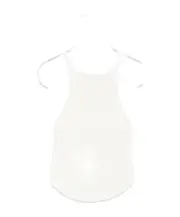 Courrèges Sleeveless Circle Ribbed-Knit Top S,XS,M White