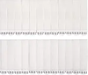 12-Pairs(24 Strips) Large Picture Hanging Strips Heavy Duty, Removable Hook and Loop Strips Picture Hanger, Water-Resistant Damage Free Adhesive Strips for Frame Hanging on The Wall