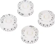 4Pcs Volume Tone Control Knobs for Gibson Les Paul Guitar Repla Ent Electric Guitar Parts White