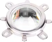 Respicefinem 44mm Optical Glass Lens 50mm Reflector Collimator Cup for 20W-100W LED Lights High Brightness, Versatile Applications