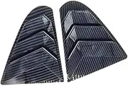 Car Styling Rear Window Side Vent Shutter Louver Trim Cover Compatible for Mitsubishi Lancer EX X Evo 2008-2018 Auto Accessories